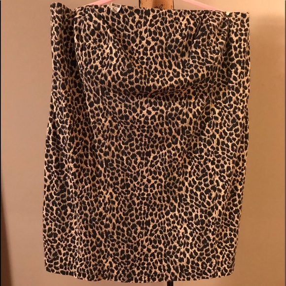 Strapless Leapord Dress - Picture 2 of 4